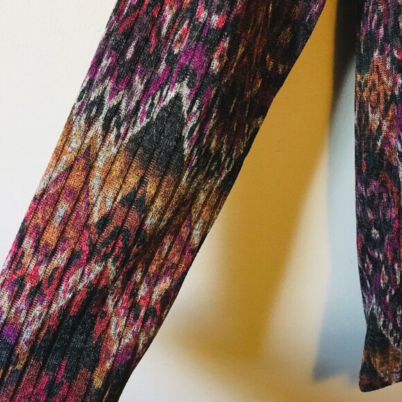 Canadian Clientele Retro Psychedelic Knit Wrap Over Top - Picture 8 of 15